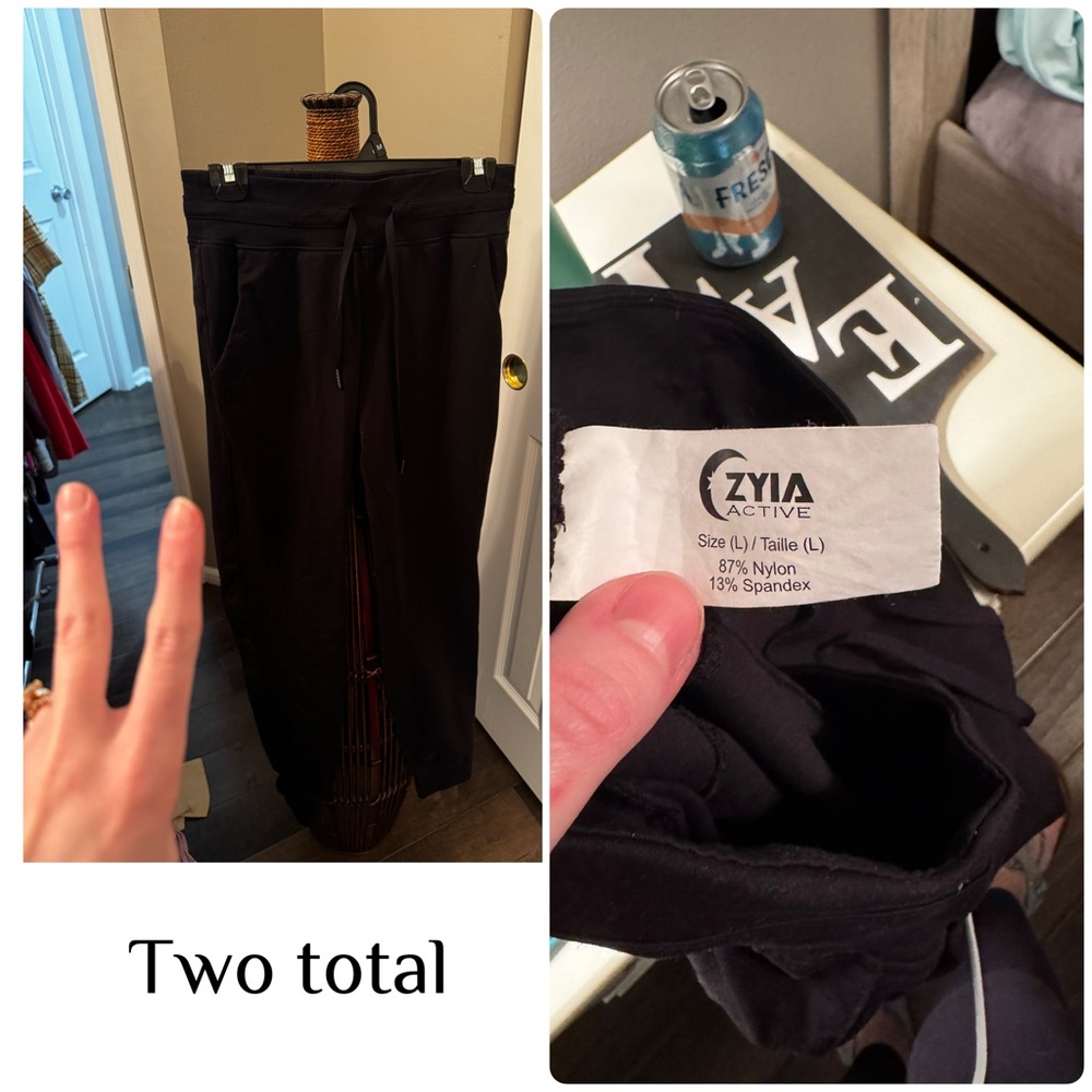 Zyia Active Black Ascend Joggers